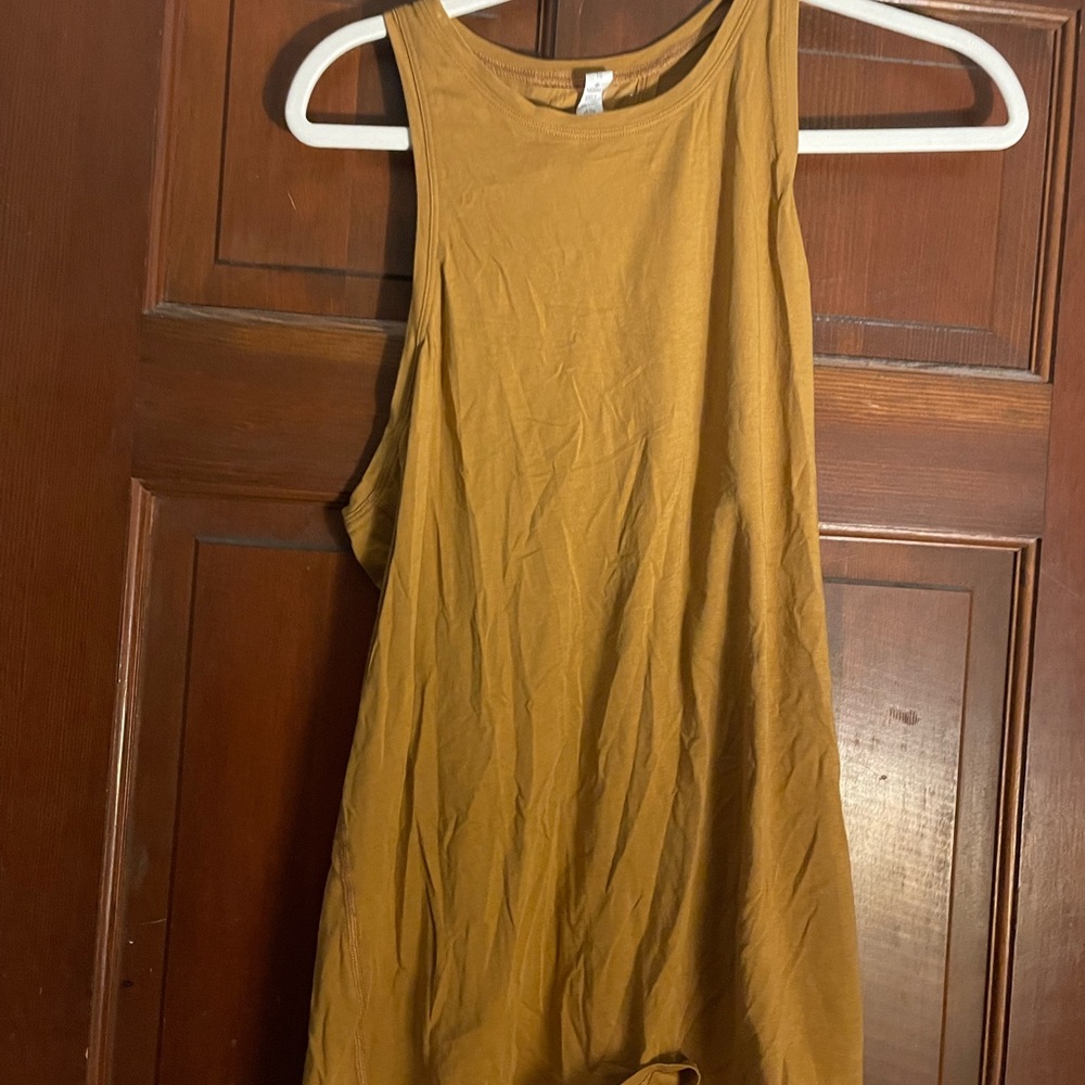 lululemon athletica Mustard Tank Top